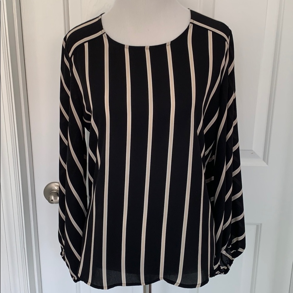 Ann Taylor Loft Striped Blouse